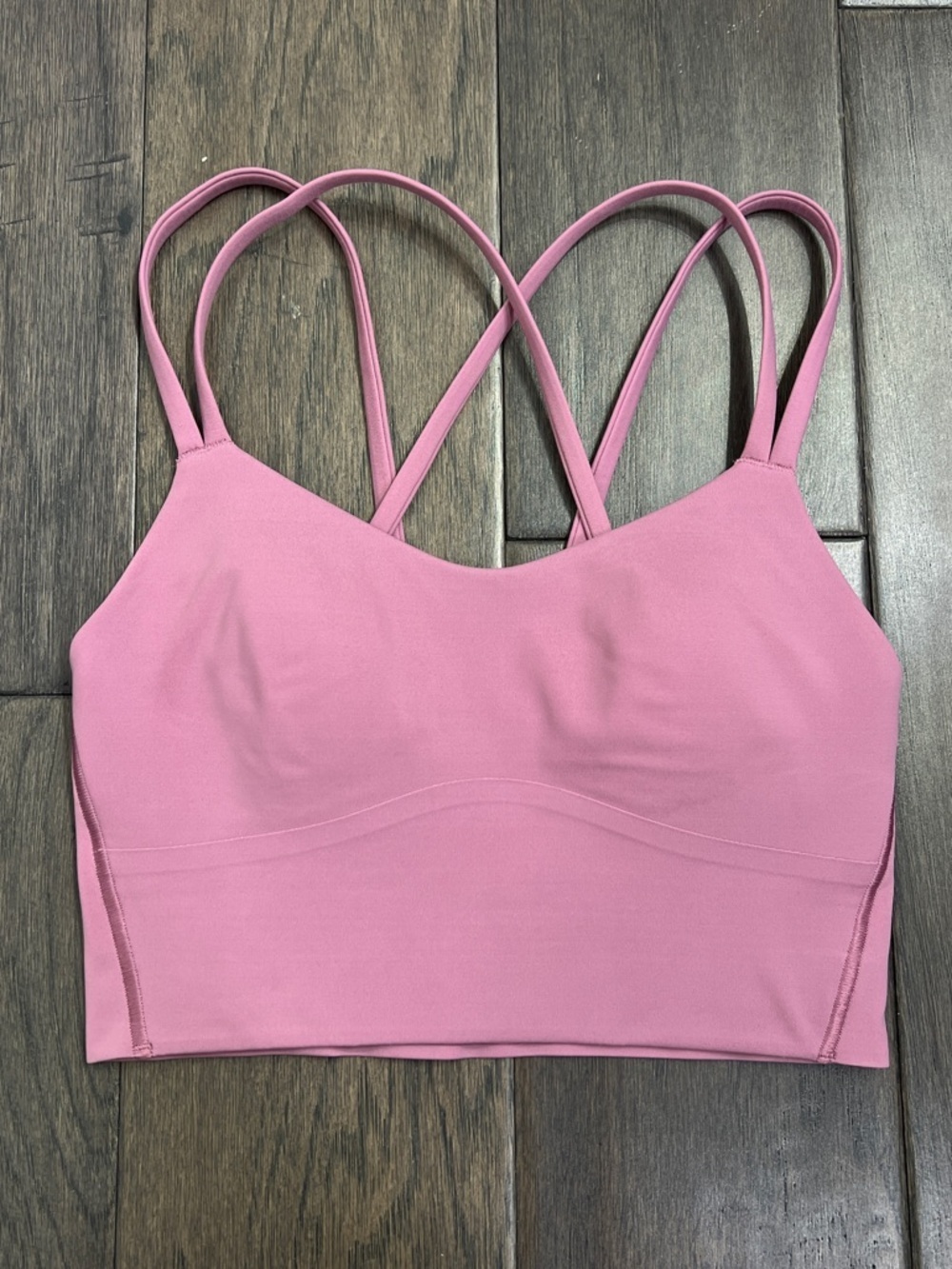 Lululemon NWOT Like a Cloud Longline Bra *Light Support, B/C Cup Velvet Dust